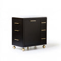 Dressoir met marmerlook, kleur wit