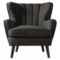 Accentfauteuil, kleur donkergrijs