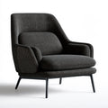 Accentfauteuil, kleur donkergrijs