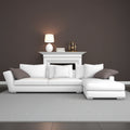 Modulaire hoekbank, kleur wit