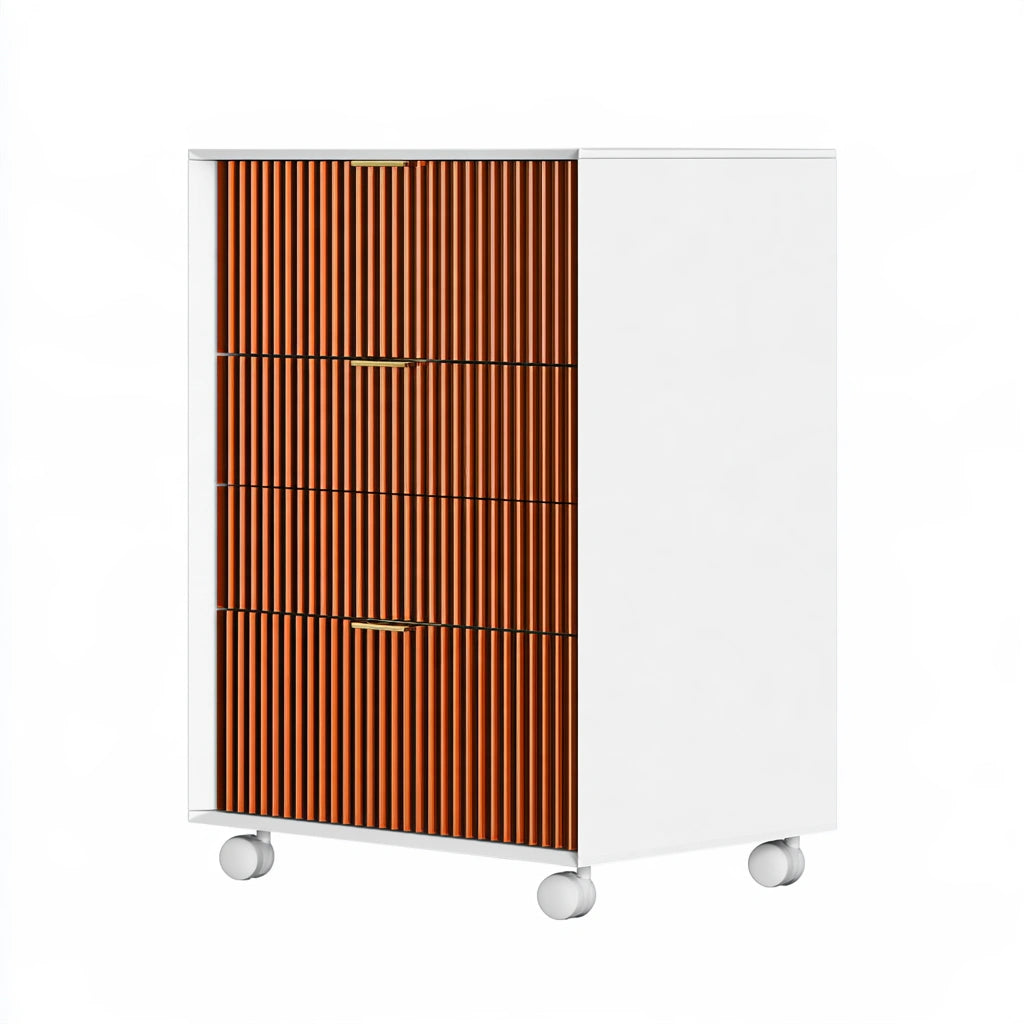 Bureau-organizer op wielen, kleur grijs